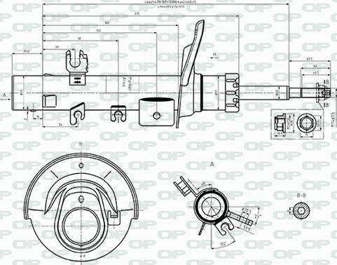 Open Parts SAB8549.31 - Амортизатор autocars.com.ua