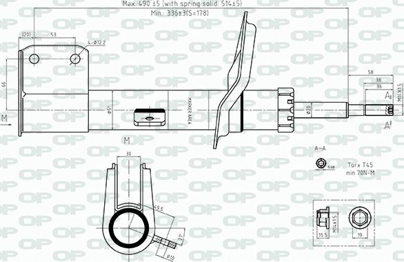 Open Parts SAB8556.31 - Амортизатор autocars.com.ua