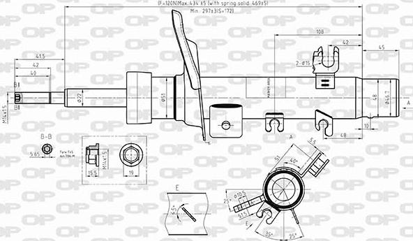 Open Parts SAB8580.31 - Амортизатор autocars.com.ua