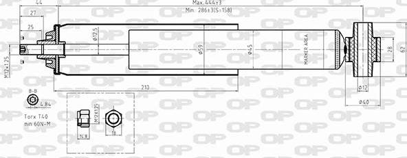 Open Parts SAB8592.32 - Амортизатор autocars.com.ua