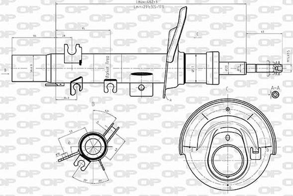 Open Parts SAB8601.31 - Амортизатор autocars.com.ua