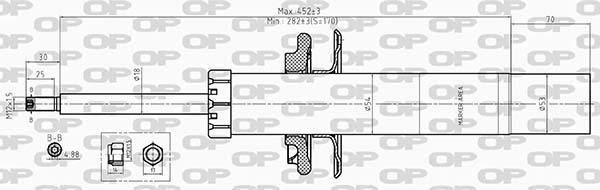 Open Parts SAB8604.31 - Амортизатор autodnr.net