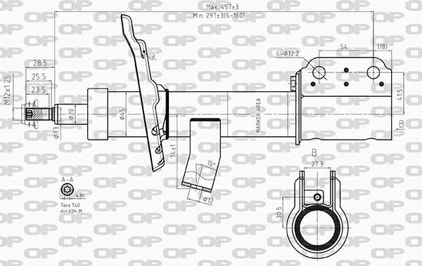 Open Parts SAB8605.31 - Амортизатор autocars.com.ua