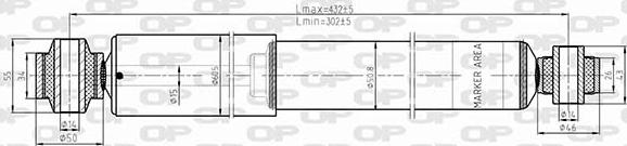 Open Parts SAB8626.32 - Амортизатор autodnr.net