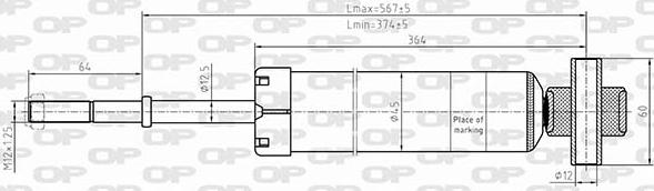 Open Parts SAB8629.32 - Амортизатор autocars.com.ua