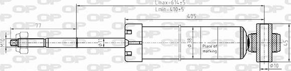 Open Parts SAB8630.32 - Амортизатор autocars.com.ua