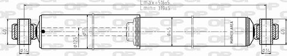 Open Parts SAB8655.32 - Амортизатор autocars.com.ua