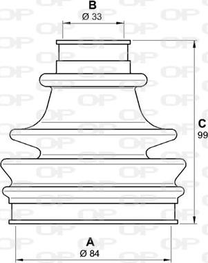 Open Parts SJK7203.00 - Пыльник, приводной вал autodnr.net