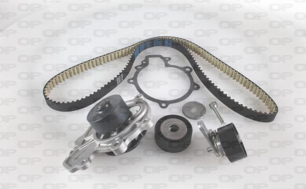 Open Parts WTBK5128.00 - Водяний насос + комплект зубчатого ременя autocars.com.ua