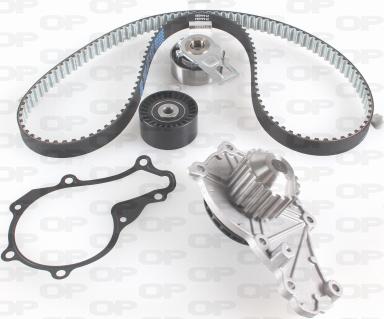 Open Parts WTBK5157.00 - Водяний насос + комплект зубчатого ременя autocars.com.ua