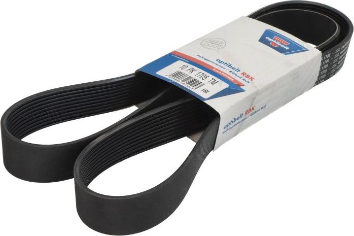 Optibelt 10PK1705 - Поликлиновой ремінь autocars.com.ua