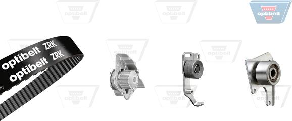 Optibelt KT 1040 W1 - Водяний насос + комплект зубчатого ременя autocars.com.ua