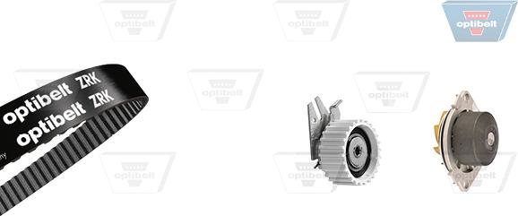 Optibelt KT 1080 W1 - Водяний насос + комплект зубчатого ременя autocars.com.ua