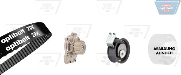 Optibelt KT 1300 W1 - Водяний насос + комплект зубчатого ременя autocars.com.ua