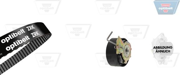 Optibelt KT 1398 W1 - Водяной насос + комплект зубчатого ремня autodnr.net