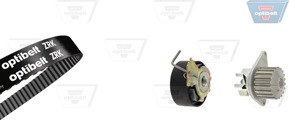 Optibelt KT 1398 W2 - Водяний насос + комплект зубчатого ременя autocars.com.ua