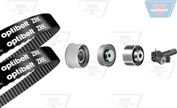 Optibelt KT 1709 - Комплект ременя ГРМ autocars.com.ua