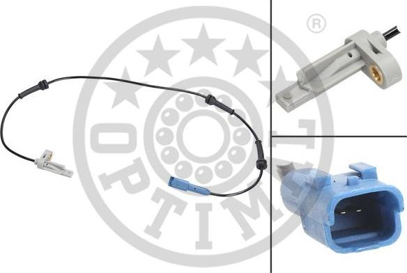 Optimal 06-S126 - Датчик ABS, частота обертання колеса autocars.com.ua