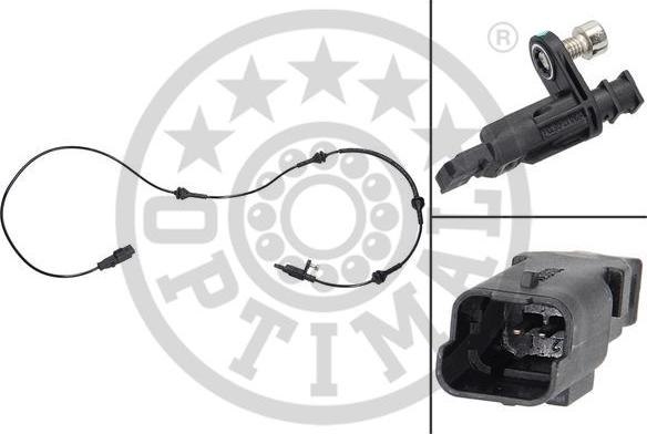 Optimal 06-S127 - Датчик ABS, частота вращения колеса avtokuzovplus.com.ua