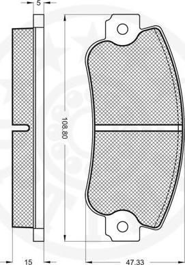Optimal 10078 - Гальмівні колодки, дискові гальма autocars.com.ua