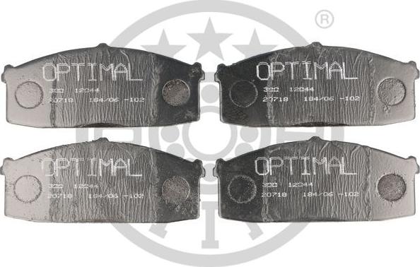 Optimal 12044 - Тормозные колодки, дисковые, комплект autodnr.net