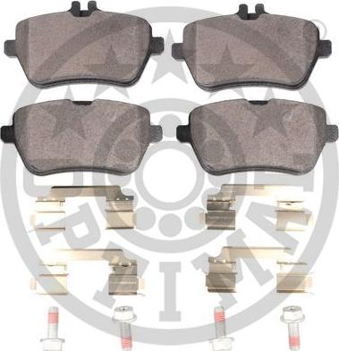Optimal 12659 - Тормозные колодки, дисковые, комплект autodnr.net