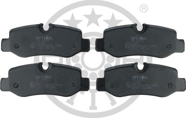 Optimal BP-12703 - Тормозные колодки, дисковые, комплект avtokuzovplus.com.ua