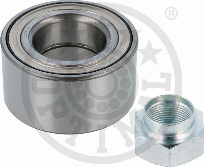 OPTIMAL 801372S - Комплект підшипника маточини колеса autocars.com.ua