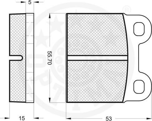 Optimal 9149 - Тормозные колодки, дисковые, комплект avtokuzovplus.com.ua