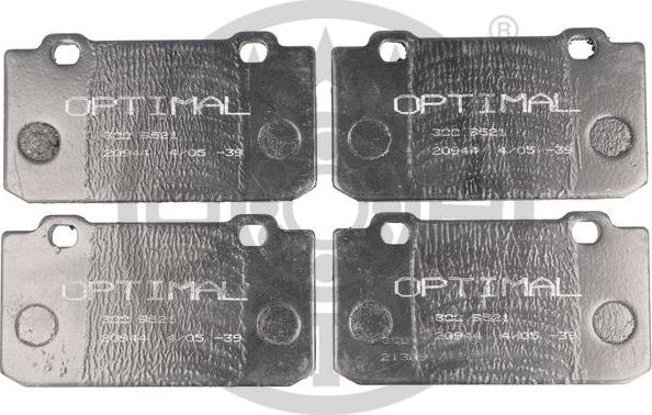 Optimal 9521 - Тормозные колодки, дисковые, комплект autodnr.net