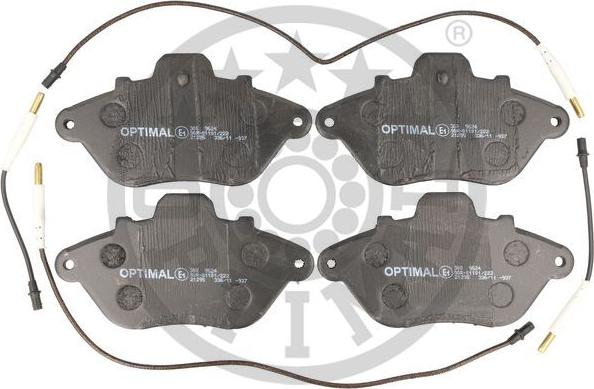 Optimal 9624 - Тормозные колодки, дисковые, комплект avtokuzovplus.com.ua