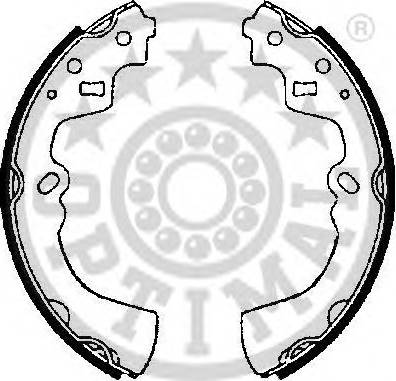 OPTIMAL BB-3620 - Комплект гальм, барабанний механізм autocars.com.ua