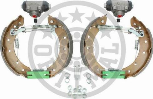 Optimal BK-5181 - Комплект тормозных колодок, барабанные autodnr.net