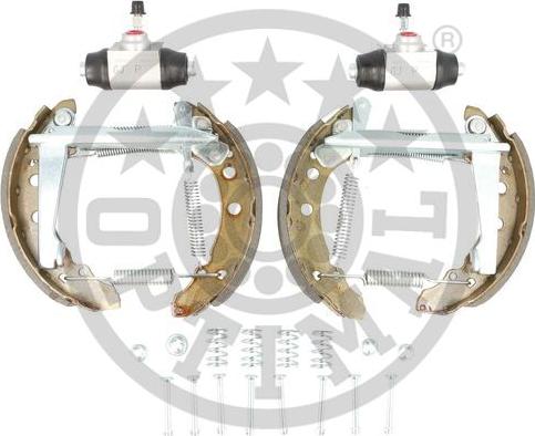 Optimal BK-5187 - Комплект тормозных колодок, барабанные autodnr.net