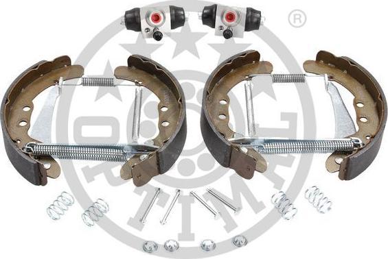 OPTIMAL BK-5424 - Комплект гальм, барабанний механізм autocars.com.ua