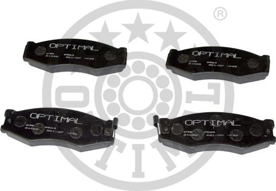 Optimal BP-09376 - Гальмівні колодки, дискові гальма autocars.com.ua