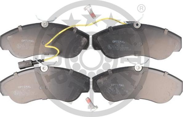 Optimal BP-10489 - Гальмівні колодки, дискові гальма autocars.com.ua