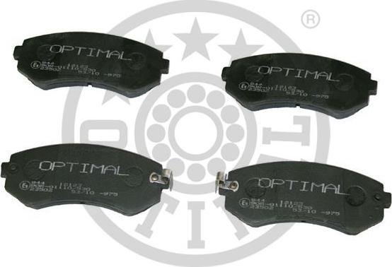 Optimal BP-12123 - Гальмівні колодки, дискові гальма autocars.com.ua
