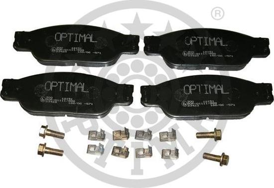 Optimal BP-12151 - Гальмівні колодки, дискові гальма autocars.com.ua