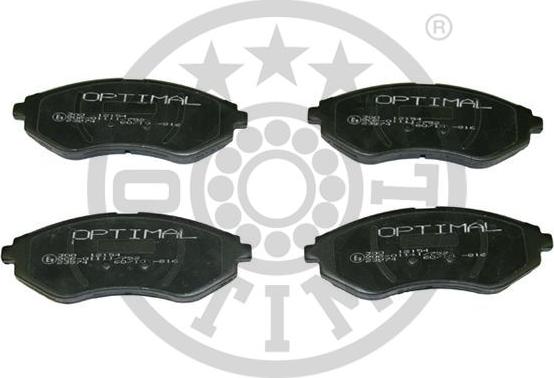 Optimal BP-12154 - Тормозные колодки, дисковые, комплект avtokuzovplus.com.ua