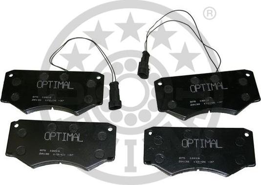 Optimal BP-12218 - Тормозные колодки, дисковые, комплект avtokuzovplus.com.ua