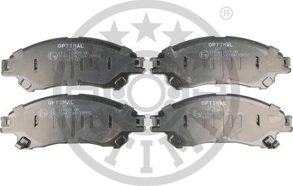 Optimal BP-12685 - Гальмівні колодки, дискові гальма autocars.com.ua