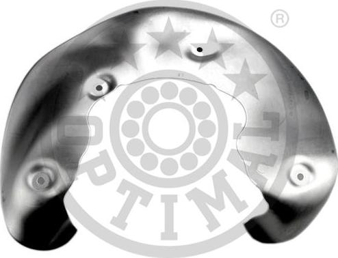 Optimal BSP-1031R - Відбивач, диск гальмівного механізму autocars.com.ua