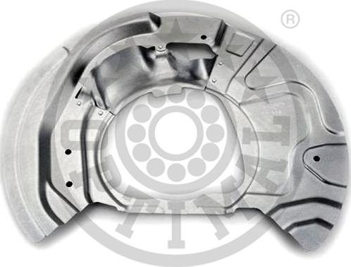 Optimal BSP-5016L - Відбивач, диск гальмівного механізму autocars.com.ua