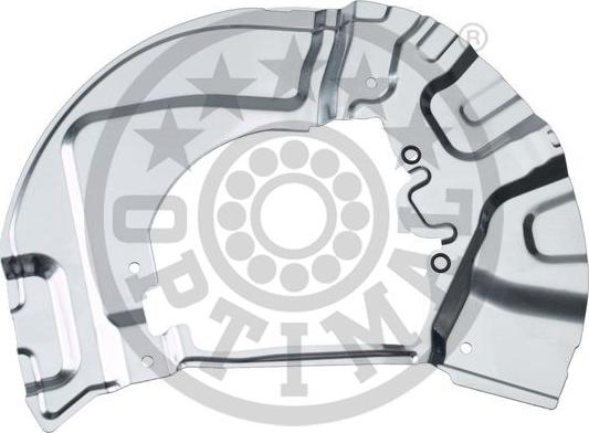 Optimal BSP-5021R - Відбивач, диск гальмівного механізму autocars.com.ua