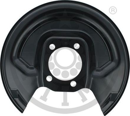 Optimal BSP-9808R - Відбивач, диск гальмівного механізму autocars.com.ua