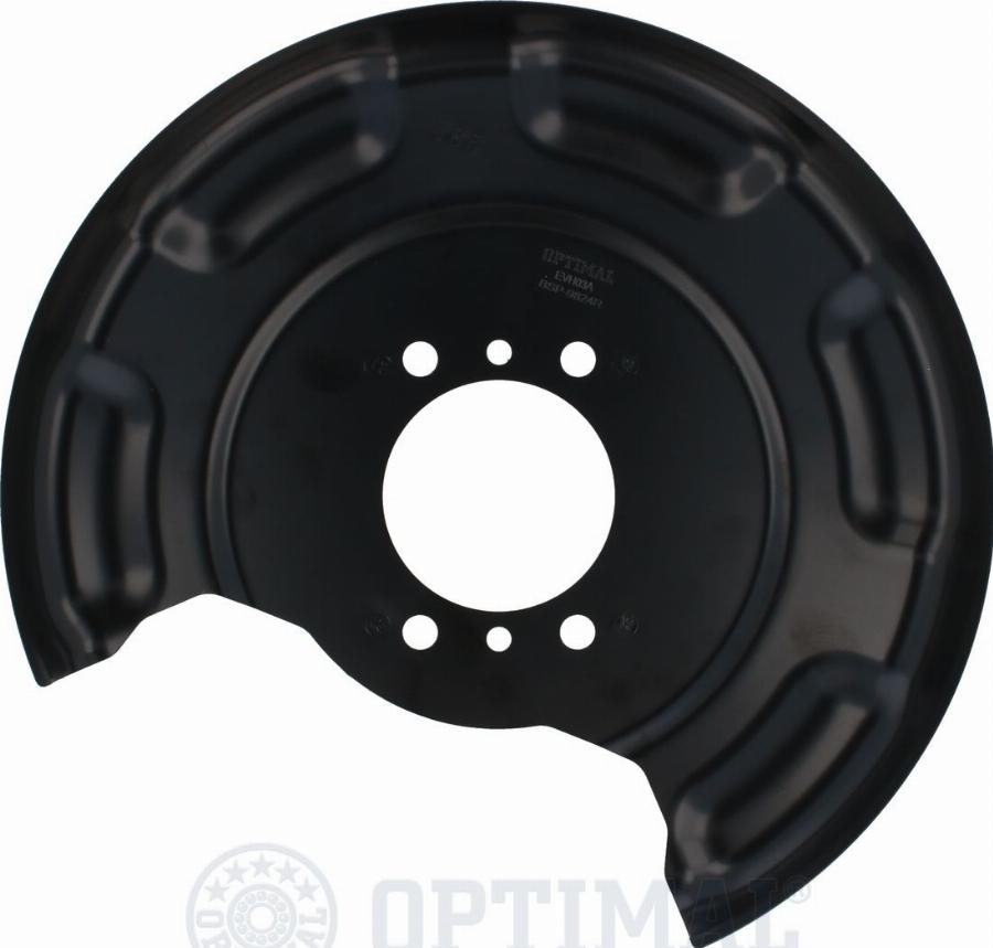 Optimal BSP-9824R - Відбивач, диск гальмівного механізму autocars.com.ua