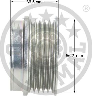 Optimal F5-1006 - Шкив генератора, муфта autodnr.net