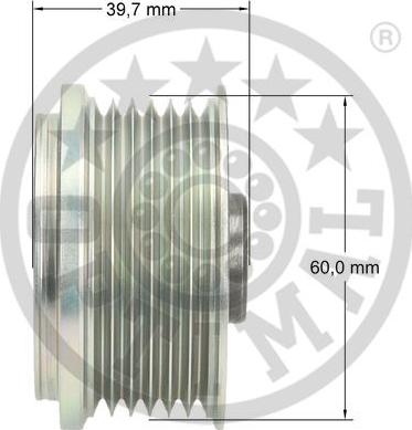 Optimal F5-1040 - Ремінний шків, генератор autocars.com.ua