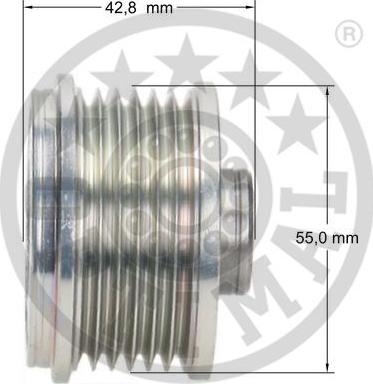 Optimal F5-1122 - Шків генератора autocars.com.ua